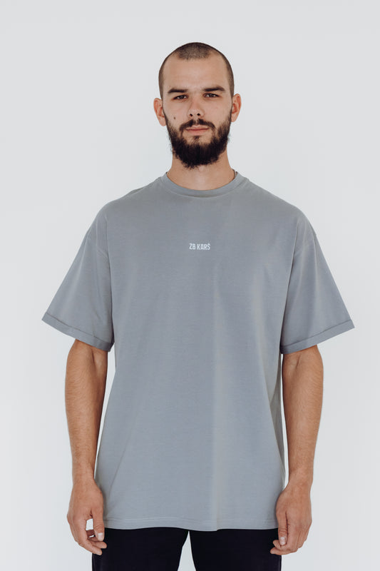 Grey T-shirt "Tu esi mans MIERS"