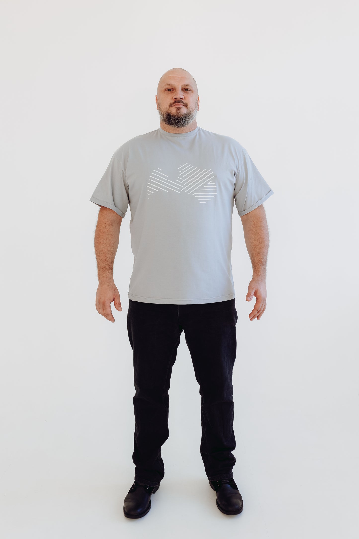 Grey T-shirt "Tu esi mans MIERS"