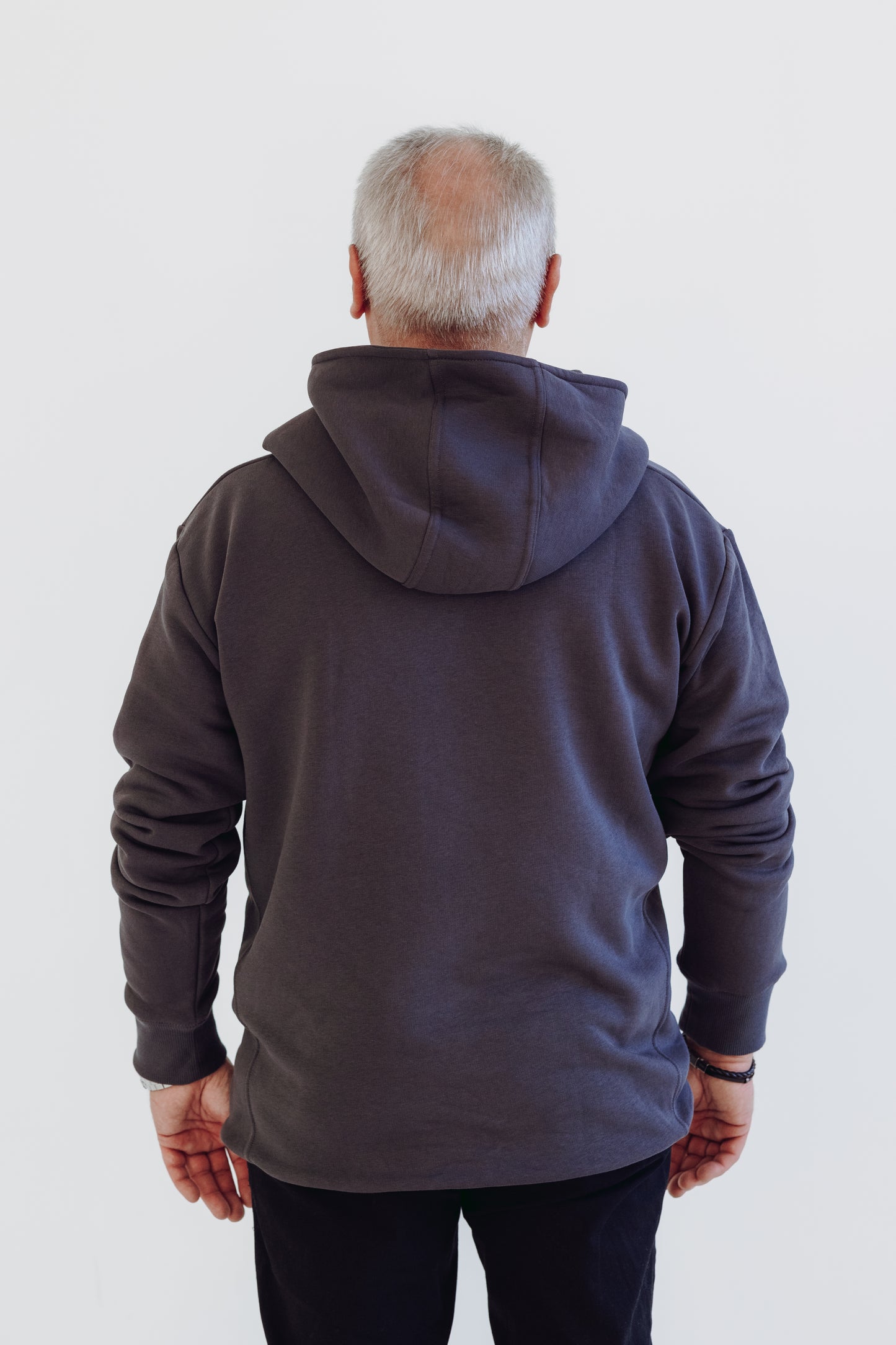 White hoodie "Tu esi mans MIERS"