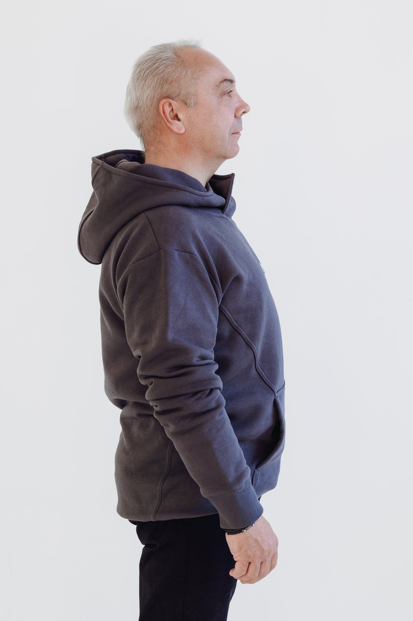 White hoodie "Tu esi mans MIERS"