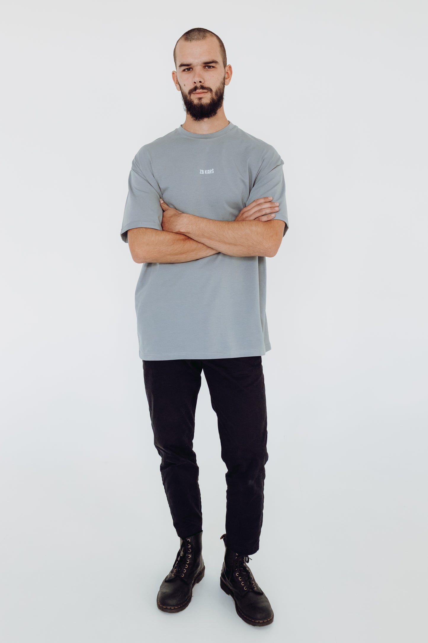 Grey T-shirt "Tu esi mans MIERS"