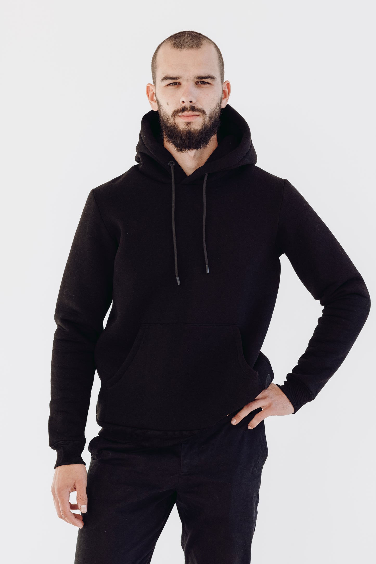 White hoodie "Tu esi mans MIERS"