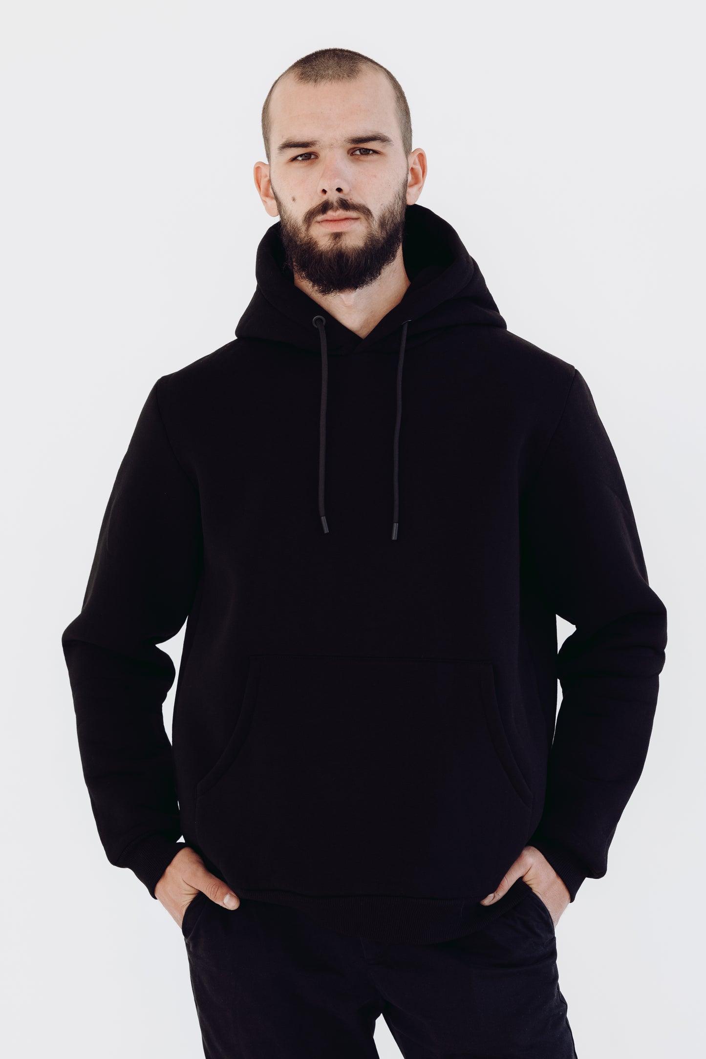 White hoodie "Tu esi mans MIERS"