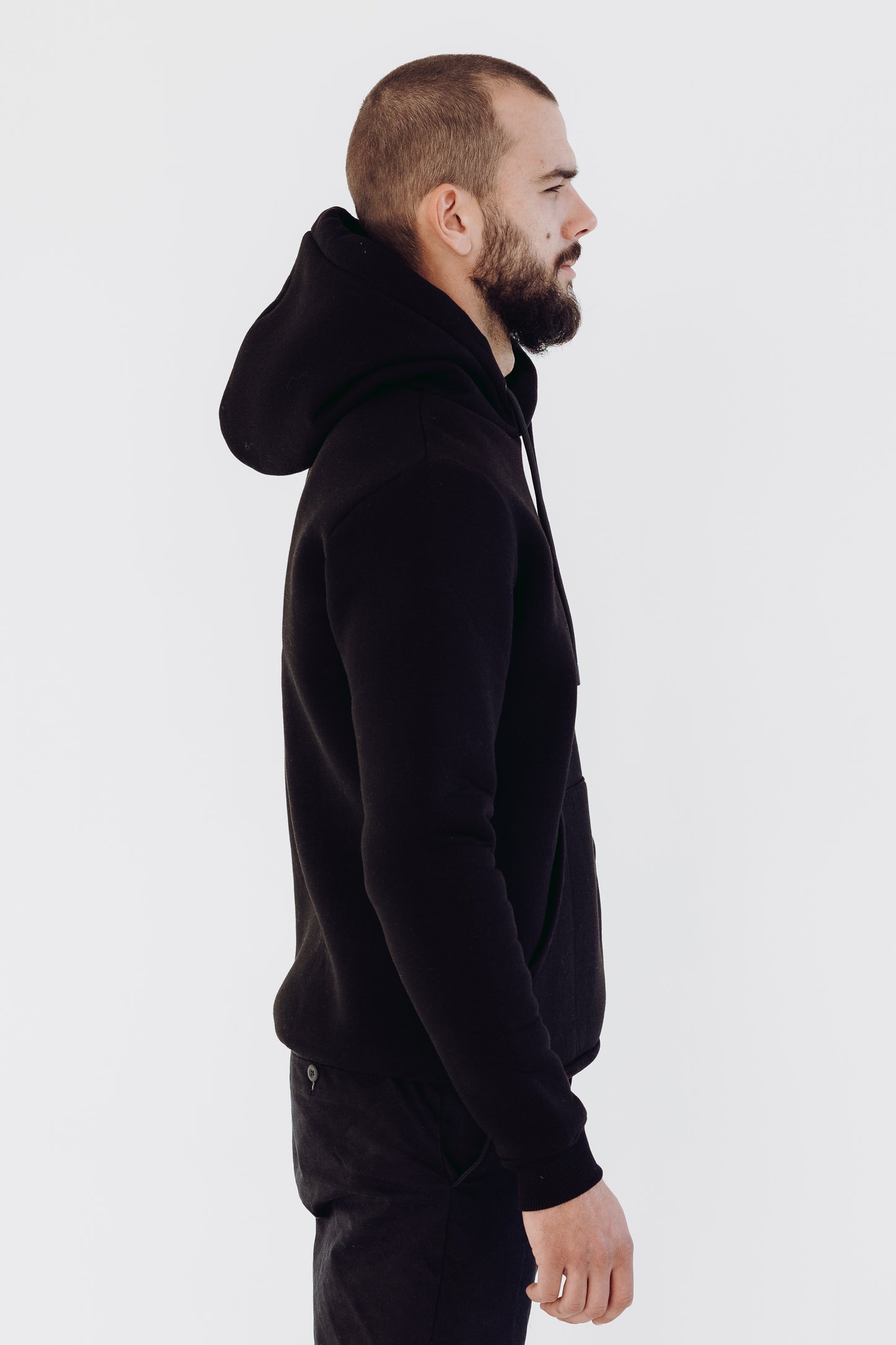 White hoodie "Tu esi mans MIERS"