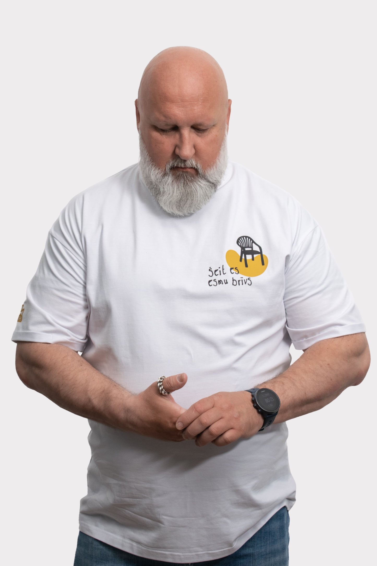 LAMPA T-krekls - "Šeit es esmu brīvs"